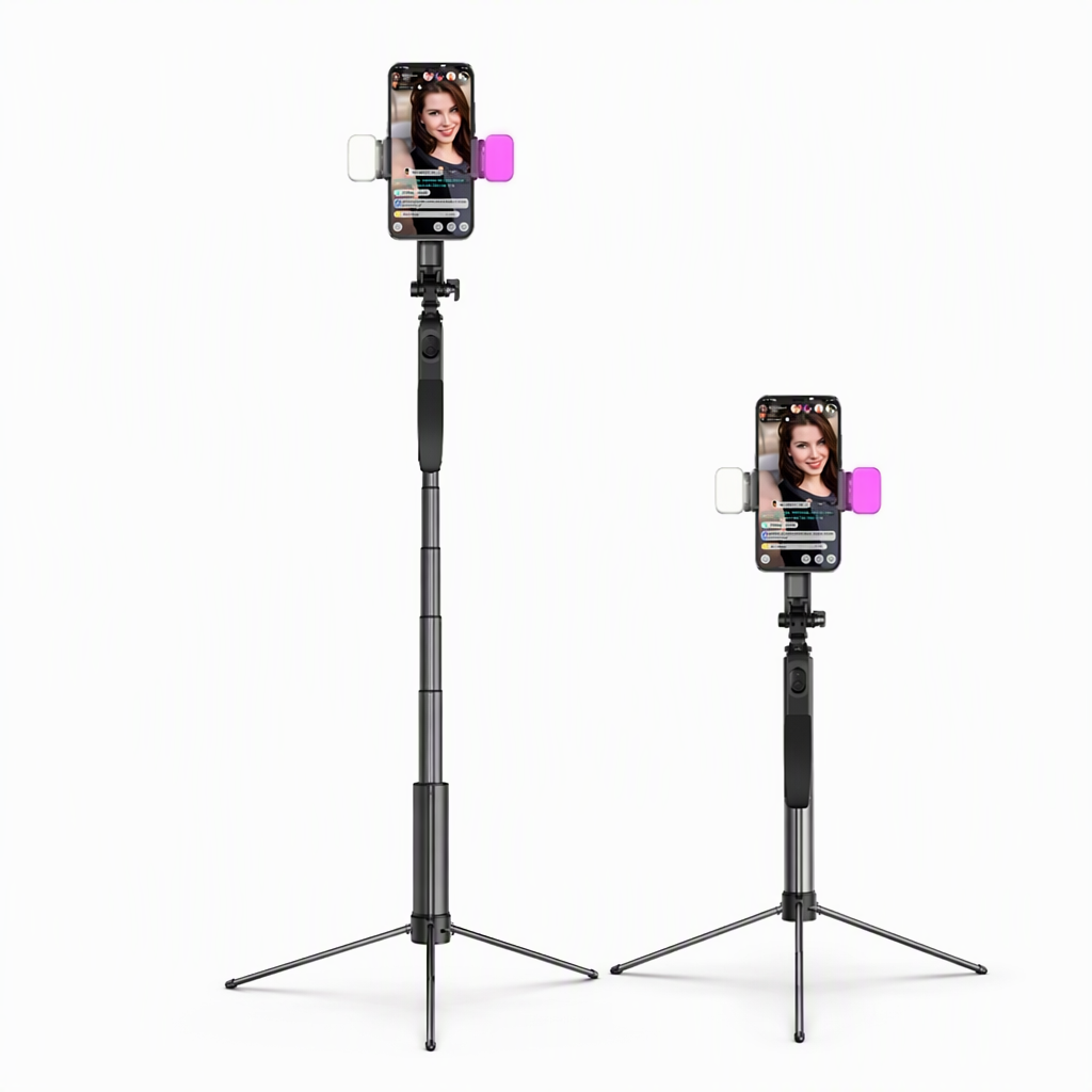 🤳 50 % Rabatt ! Selfie-Stick Stativ mit Gimbal – Kein Wackeln, kinoreife Videos! 🎬 Bis 1,6 m ausziehbar, Anti-Shake-Griff, Bluetooth-Fernauslöser