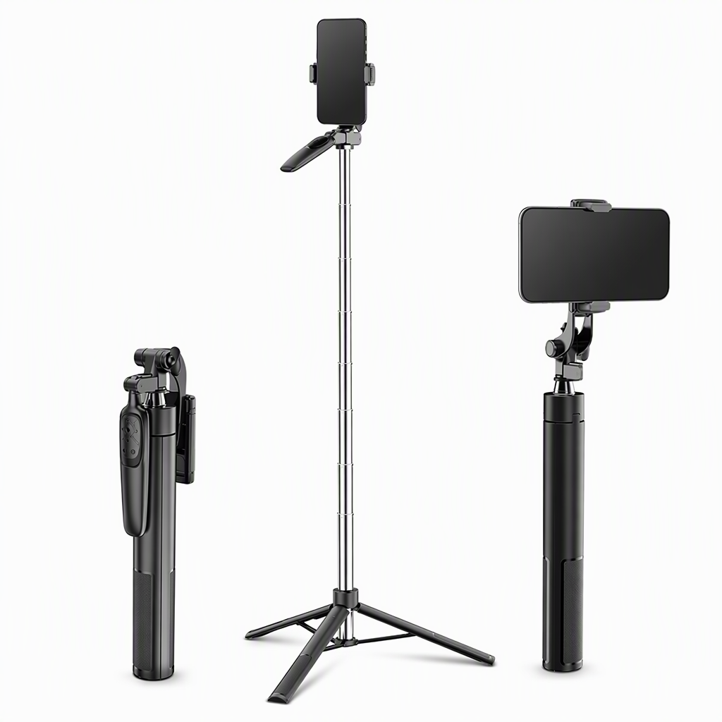 🤳 50 % Rabatt ! Selfie-Stick Stativ mit Gimbal – Kein Wackeln, kinoreife Videos! 🎬 Bis 1,6 m ausziehbar, Anti-Shake-Griff, Bluetooth-Fernauslöser