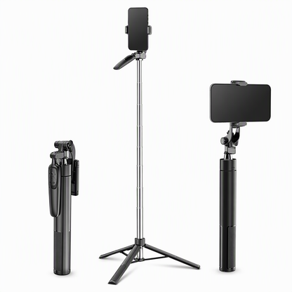 🤳 50 % Rabatt ! Selfie-Stick Stativ mit Gimbal – Kein Wackeln, kinoreife Videos! 🎬 Bis 1,6 m ausziehbar, Anti-Shake-Griff, Bluetooth-Fernauslöser