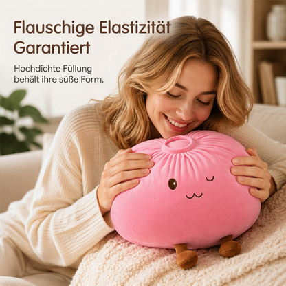 🥟 50 % RABATT 🧸 Süßes Bao-Brötchen Plüschkissen, weich und kuschelig, süße Dekoration fürs Zimmer 🥰