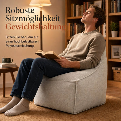 🛋️ 50 % Rabatt ! Befüllbarer Hockerbezug mit Stauraum – Kein Kleiderchaos, voller Komfort! 🧺 Mit Kleidung befüllbar, bis 100 kg belastbar, waschbar