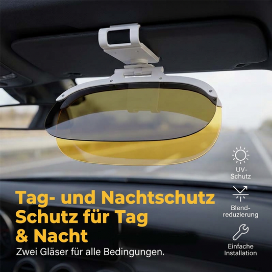🚗 50 % Rabatt ! Auto-Sonnenblendenverlängerung – Tag & Nacht blendfrei fahren! 🛡️ Tag- & Nachtsicht, 360° drehbar, einfache Clip-Montage
