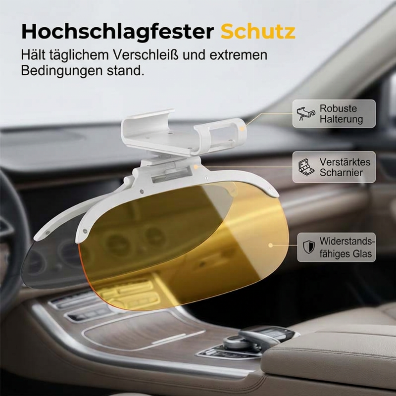 🚗 50 % Rabatt ! Auto-Sonnenblendenverlängerung – Tag & Nacht blendfrei fahren! 🛡️ Tag- & Nachtsicht, 360° drehbar, einfache Clip-Montage