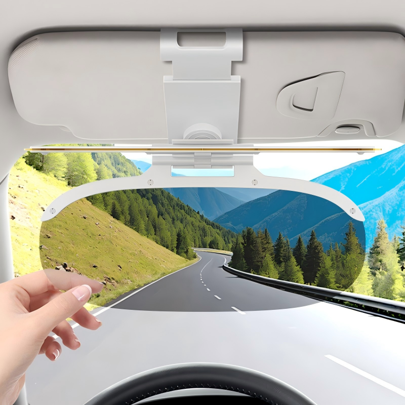 🚗 50 % Rabatt ! Auto-Sonnenblendenverlängerung – Tag & Nacht blendfrei fahren! 🛡️ Tag- & Nachtsicht, 360° drehbar, einfache Clip-Montage