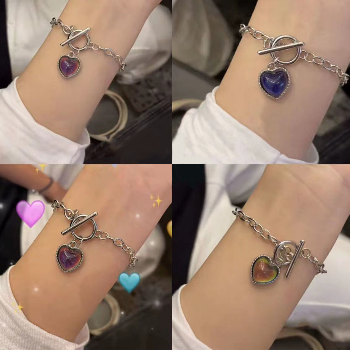 🔮Kaufe 1, erhalte 1 GRATIS! 🎁Stimmungsarmband mit Farbwechsel, für gute Laune & als Geschenk