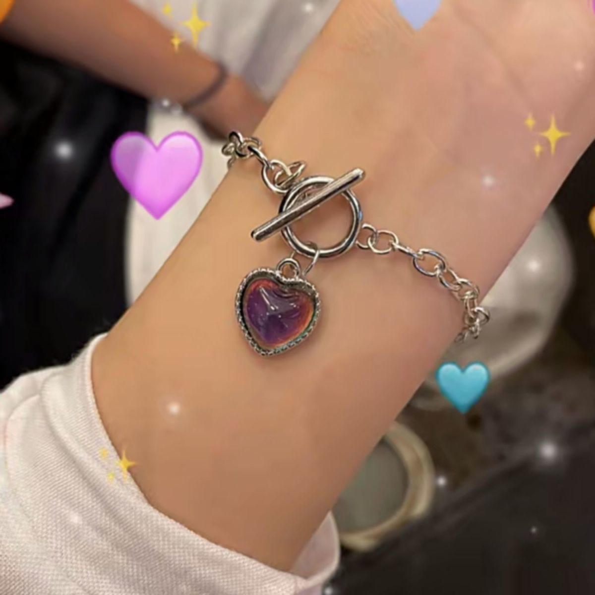🔮Kaufe 1, erhalte 1 GRATIS! 🎁Stimmungsarmband mit Farbwechsel, für gute Laune & als Geschenk
