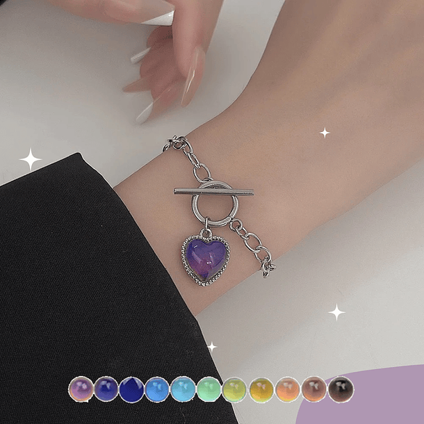 🔮Kaufe 1, erhalte 1 GRATIS! 🎁Stimmungsarmband mit Farbwechsel, für gute Laune & als Geschenk