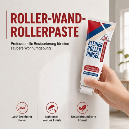 🧱✨ Wasserdichte Wandreparaturspachtelmasse mit integriertem Roller – 300 g DIY-Reparaturcreme für Risse, Flecken und abgeplatzte Stellen 🖌️🏠
