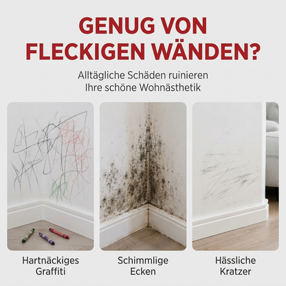 🧱✨ Wasserdichte Wandreparaturspachtelmasse mit integriertem Roller – 300 g DIY-Reparaturcreme für Risse, Flecken und abgeplatzte Stellen 🖌️🏠