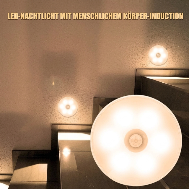 💡Kaufe 1, erhalte 1 GRATIS!🔥| LED-Bewegungsmelder-Leuchte | Einfache Installation, 3 Modi 🔆