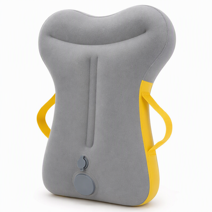 💤 50 % Rabatt ! Aufblasbares Reisekissen Ergonomisch – Entspannt ankommen, ohne Nackenschmerzen! ☁️ Integrierte Pumpe, 360° Kopfstütze, kompakt faltbar