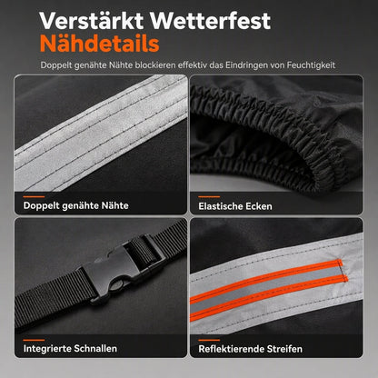 🚗50 % Rabatt ! Pickup Abdeckung Wasserdicht – Rundumschutz bei jedem Wetter, lackschonend! 🛡️ Winddicht mit Gurten, UV- & regenfest, reißfestes 190T-Gewebe 💨