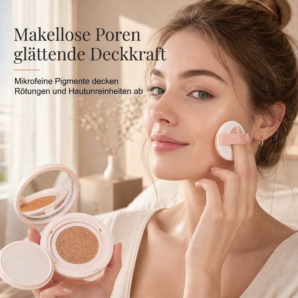 🌸 50 % Rabatt ! Leichte Getönte Cushion – Kein Maskeneffekt, pure Frische! ✨ Natürlich deckend, schweißfest, samtiger Soft-Focus 💫