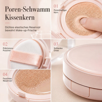 🌸 50 % Rabatt ! Leichte Getönte Cushion – Kein Maskeneffekt, pure Frische! ✨ Natürlich deckend, schweißfest, samtiger Soft-Focus 💫