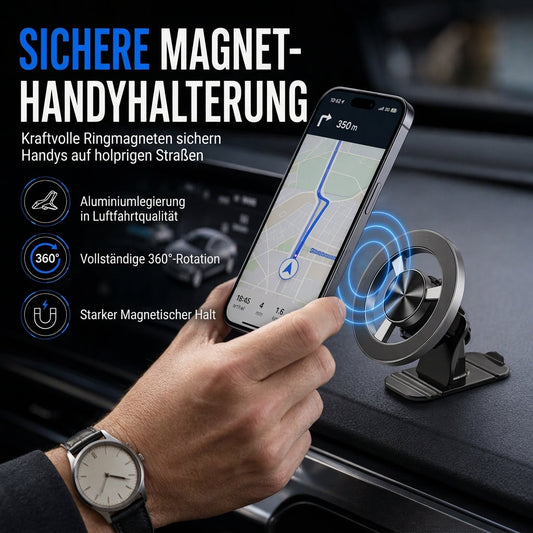 🚗Kaufe 2, erhalte 1 GRATIS! 🧲 Magnetische Handyhalterung – Fürs Armaturenbrett & starker Halt ✨