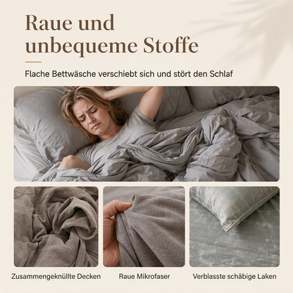 🌸 50 % Rabatt ! Gestepptes Blüten-Bettwäsche-Set – Wolkenweich schlafen, purer Komfort! ☁️ Samtig weich, atmungsaktiv & fusselfrei, verdeckter Reißverschluss
