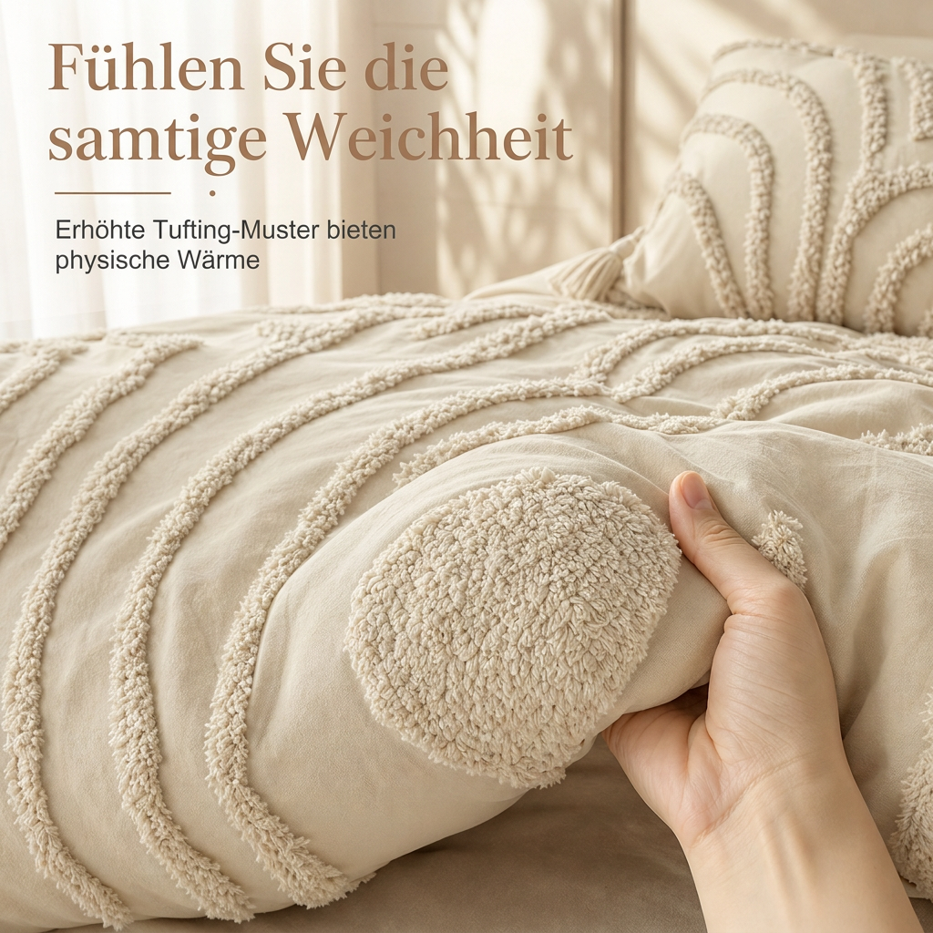 🌸 50 % Rabatt ! Gestepptes Blüten-Bettwäsche-Set – Wolkenweich schlafen, purer Komfort! ☁️ Samtig weich, atmungsaktiv & fusselfrei, verdeckter Reißverschluss