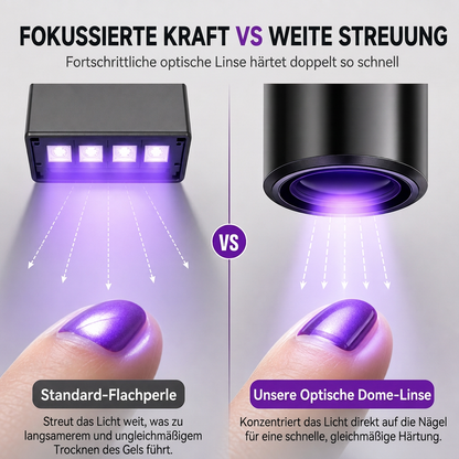 💥 50 % Rabatt ! Tragbare UV-Nagellampe – Schnelle Härtung, salonreife Nägel! 💅 Kabellos aufladbar, punktgenau fokussiert, kompaktes Stiftdesign