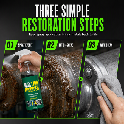 💧 50 % Rabatt ! 3-in-1 Rostentferner & Rostschutz Spray – Rost gelöst, Metall wie neu! 🛡️ Löst hartnäckigen Rost, stoppt Korrosion, bildet Schutzfilm