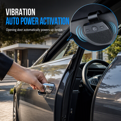 🚗 50% RABATT! SP11 Bluetooth-Freisprecheinrichtung für Auto-Sonnenblende – vibrationsaktivierte Einschaltung & A2DP