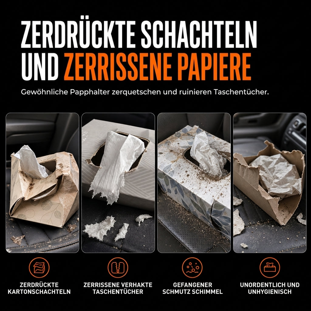 🧻  50 % Rabatt ! 🚘Silikon Auto Taschentuchhalter – Immer griffbereit, voller Komfort! 🚗 Flexibel aufhängbar, mühelose Einhand-Entnahme, 100 % waschbar