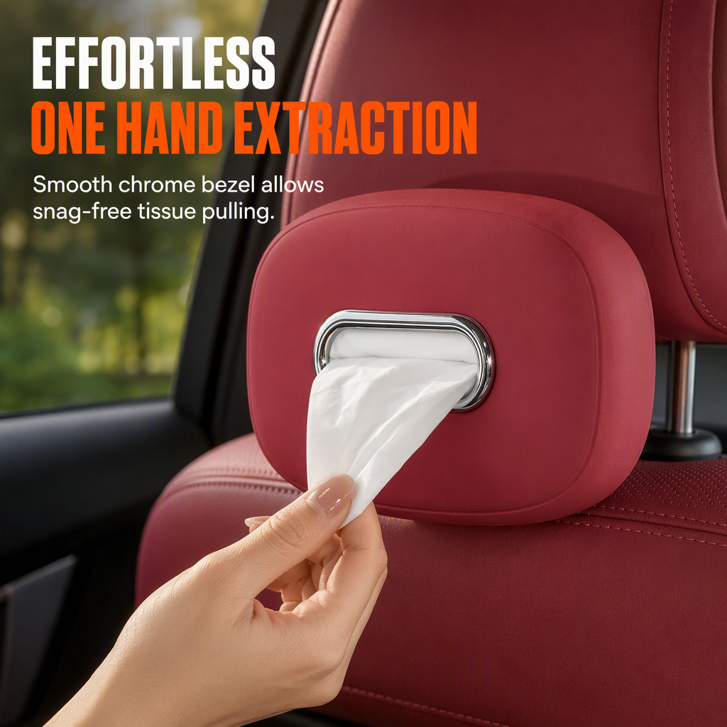 🧻  50 % Rabatt ! 🚘Silikon Auto Taschentuchhalter – Immer griffbereit, voller Komfort! 🚗 Flexibel aufhängbar, mühelose Einhand-Entnahme, 100 % waschbar