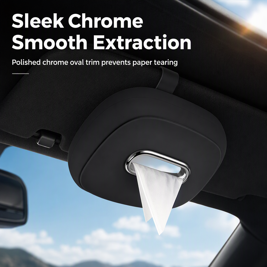 🧻  50 % Rabatt ! 🚘Silikon Auto Taschentuchhalter – Immer griffbereit, voller Komfort! 🚗 Flexibel aufhängbar, mühelose Einhand-Entnahme, 100 % waschbar