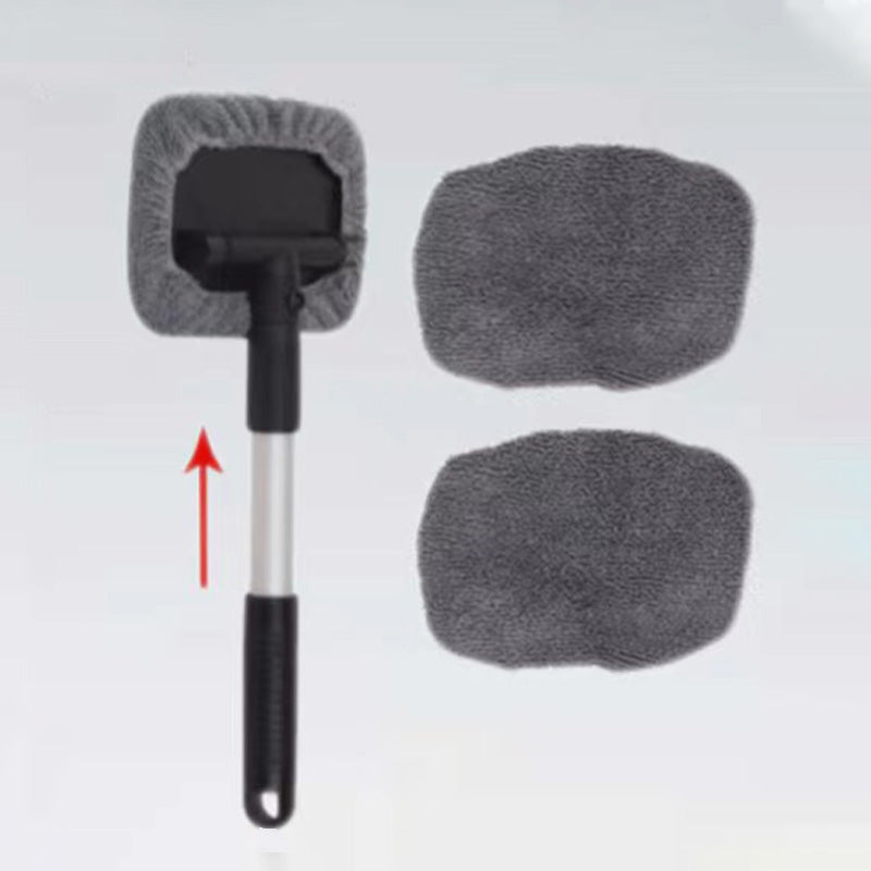 🧽50 % Rabatt ! Ausziehbarer Scheibenreiniger – Klare Sicht ohne Verrenken! 🚗 Teleskopstiel für jede Ecke, waschbares Mikrofaserpad, streifenfrei für Auto & Fenster