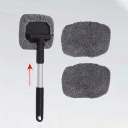 🧽50 % Rabatt ! Ausziehbarer Scheibenreiniger – Klare Sicht ohne Verrenken! 🚗 Teleskopstiel für jede Ecke, waschbares Mikrofaserpad, streifenfrei für Auto & Fenster