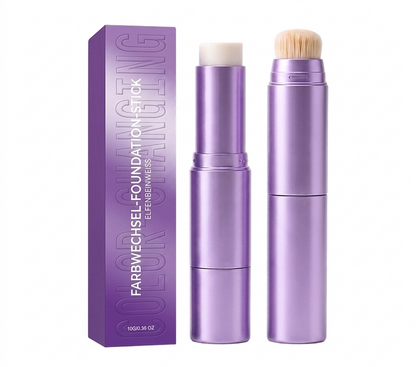 💄Kaufe 1, erhalte 1 GRATIS!✨ 2-in-1 Foundation-Stick – Farbwechselnd & perfekte Deckkraft ✨