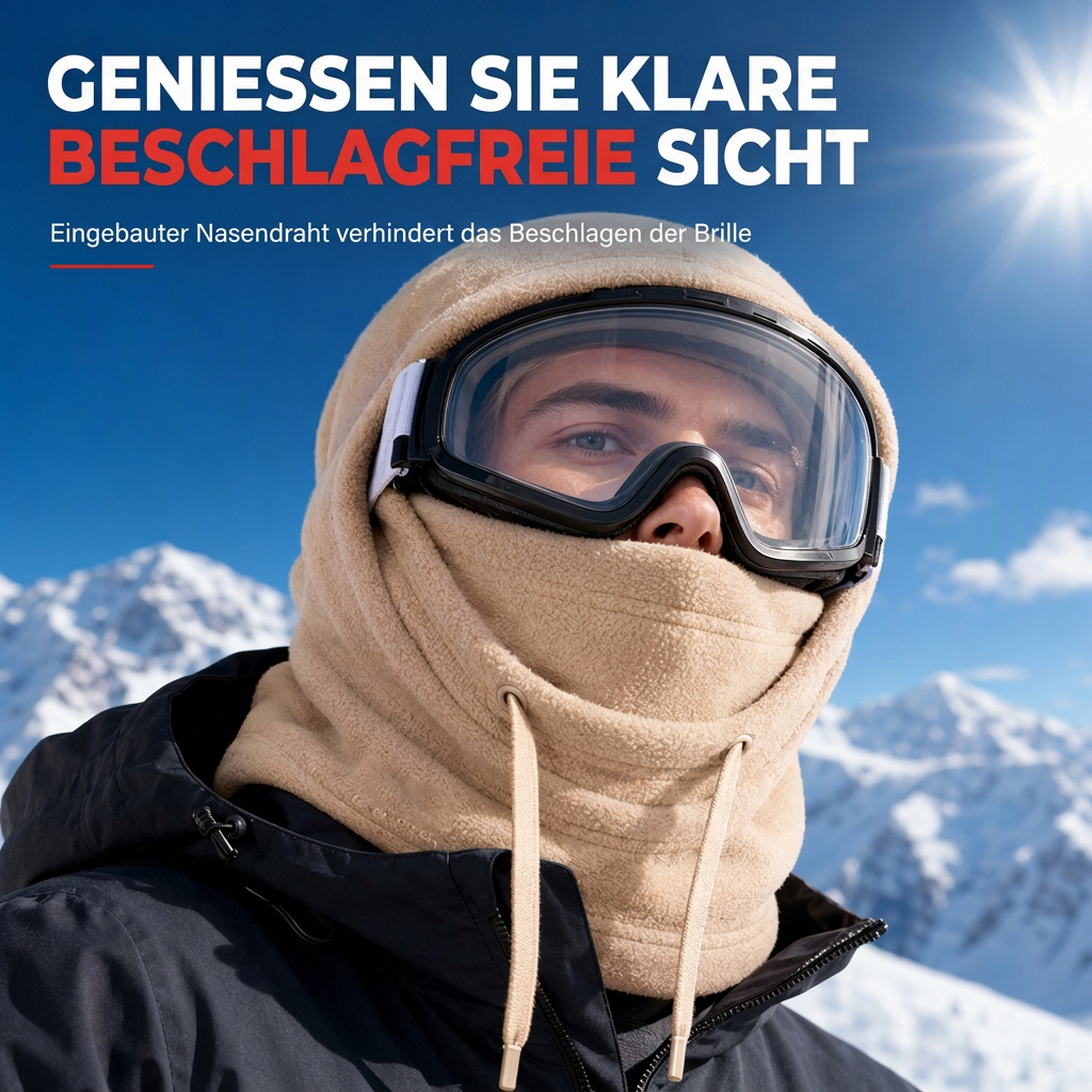 ❄️🧣 3-in-1 Winter-Balaclava – winddicht, wärmend & verstellbar für Skifahren, Radfahren und Outdoor-Aktivitäten 🏂🚴