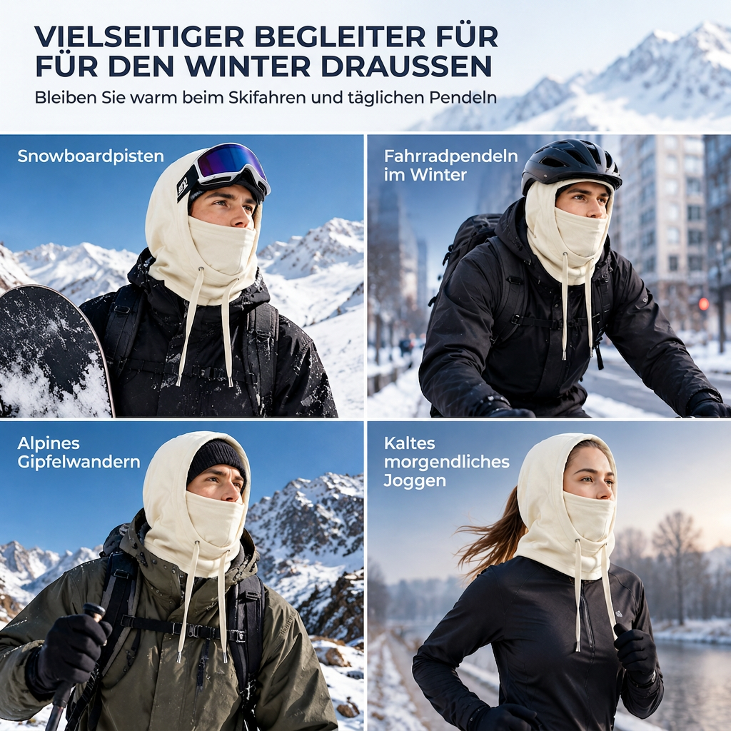 ❄️🧣 3-in-1 Winter-Balaclava – winddicht, wärmend & verstellbar für Skifahren, Radfahren und Outdoor-Aktivitäten 🏂🚴