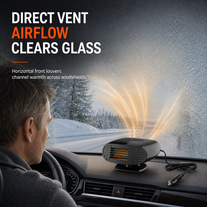 🚗 50 % Rabatt ! Auto-Heizlüfter & Scheiben-Defroster – Schluss mit Beschlag! ❄️ Gezielte Wärme, 360° drehbarer Fuß, 12V/24V 💨