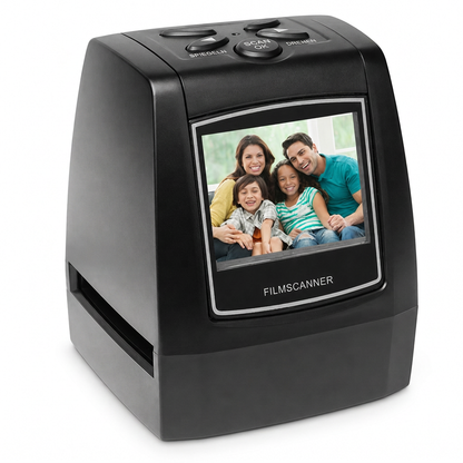 📢📢50% RABATT !!⏰Tragbarer 35mm 135mm Filmscanner mit 2,36-Zoll-LCD-Bildschirm für Negative und Dias