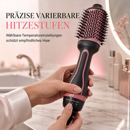 ⏳50% RABATT⏰Multifunktionaler Haartrockner-Bürste und Heißluft-Styler zum Glätten und Locken von nassem und trockenem Haar