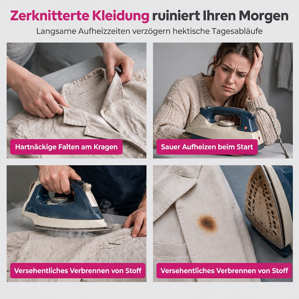 👔50 % Rabatt ! Hand-Dampfbügeleisen Tragbar – Faltenfrei in Sekunden, überall wie neu! 💨 Trocken- & Nassbügeln, starker Tiefendampf, smarte LED-Stufen
