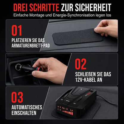 🚗 JETZT 50% RABATT! 📡 Auto-Radarwarngerät – 360°-Scan, intelligente Fehlalarmfilterung & hitzebeständig – Plug & Play für den täglichen Pendelverkehr 🛡️