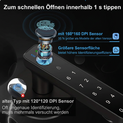 📢📢 50 % RABATT!! ⏰Intelligentes Türschloss mit Fingerabdruck