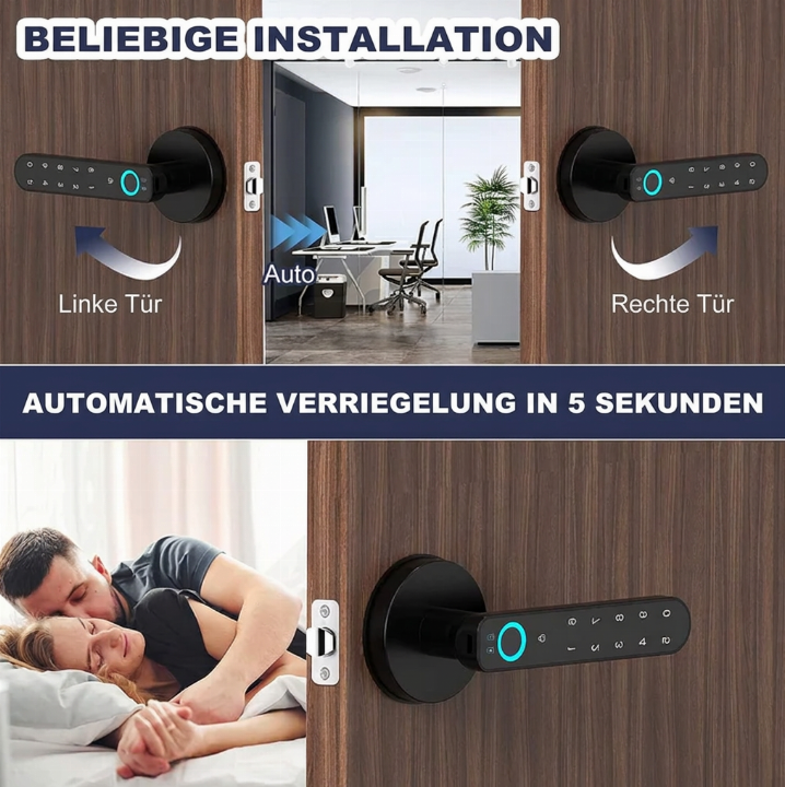 📢📢 50 % RABATT!! ⏰Intelligentes Türschloss mit Fingerabdruck
