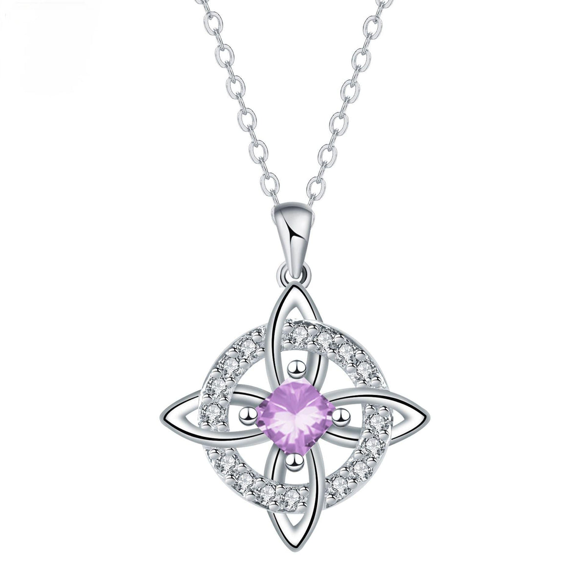 🔥 50 % Rabatt! Unisex-Halskette mit Hexenknoten-Anhänger – Symbol für Glück & Verbundenheit ✨📿 Langlebiges Kupfer, vielseitiger Stil für jeden Look, 12 Monatsdesigns zur Auswahl
