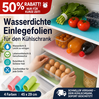 🔥🎁 1+1 GRATIS!!🥳💞 50K+ VERKAUFT! ⚡🧊 Wasserdichte Einlegefolien für den Kühlschrank