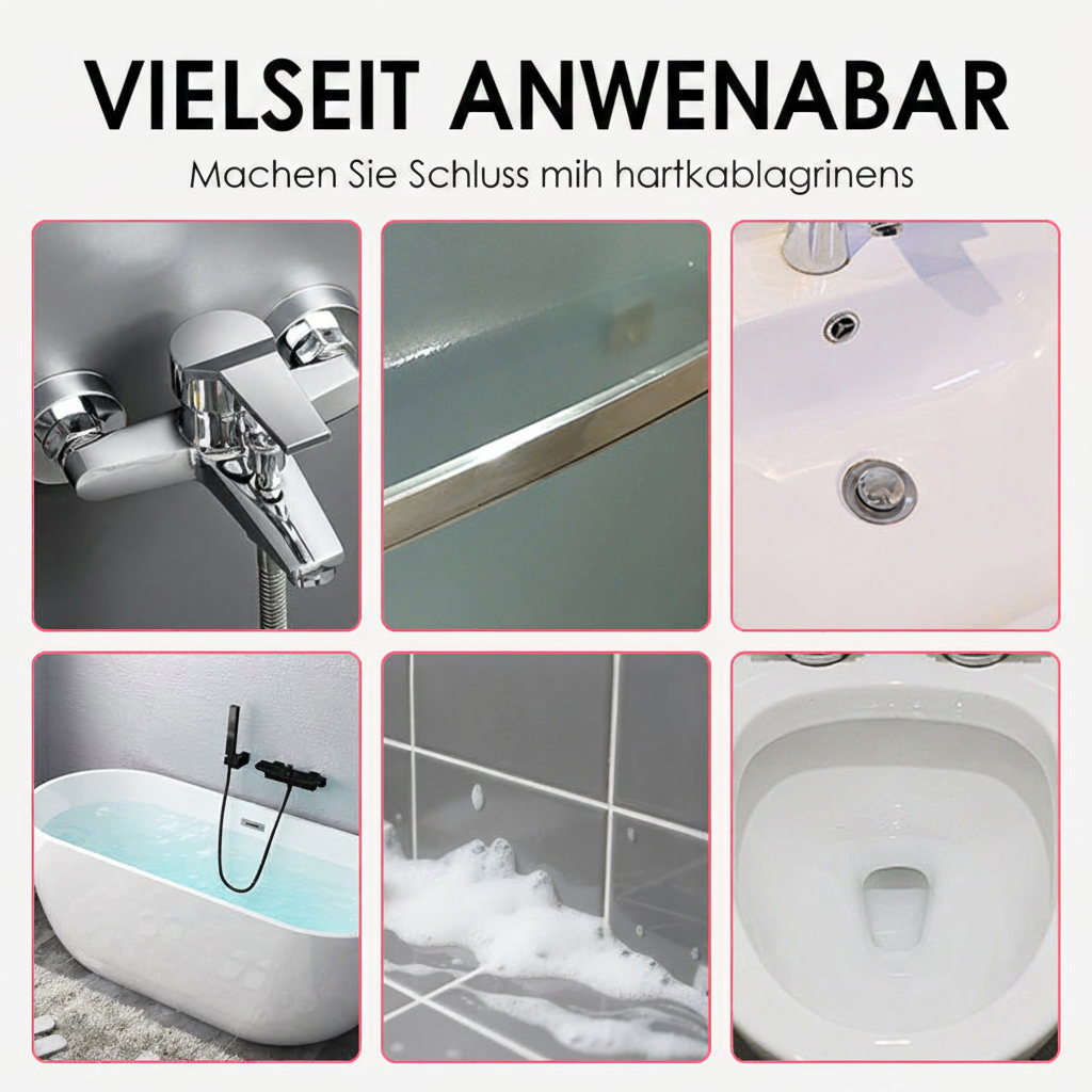 🥳HEISSER ANGEBOT 2026🥳💞ÜBER 50.000 VERKAUFT!🚿✨ 50 % RABATT! Mehrzweck-Badezimmerreiniger-Spray – Löst Kalk- und Seifenrückstände schnell auf. Kein mühsames Schrubben – einfach aufsprühen und abwischen für streifenfreien Glanz! 🧼💨