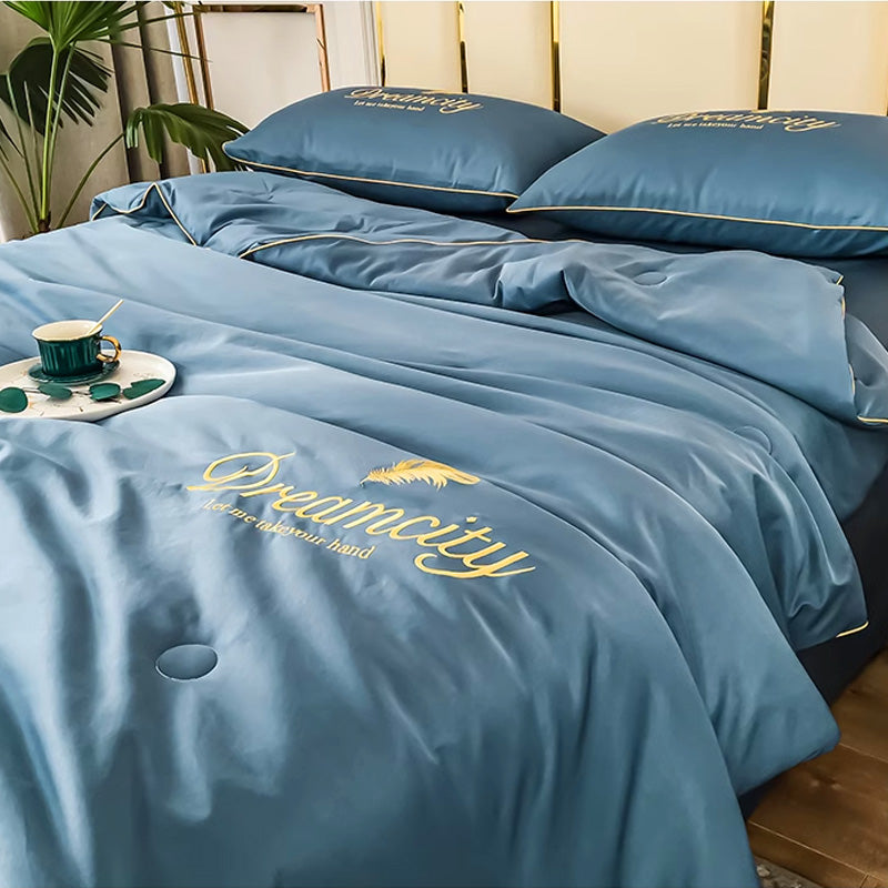 Sommer Einfacher Eis-Seiden-Quilt