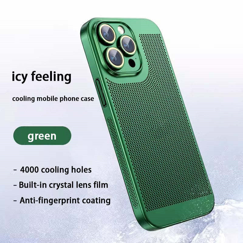 Neue Wärmeableitung Plating Fine Hole Protector Telefon Fall(hot)