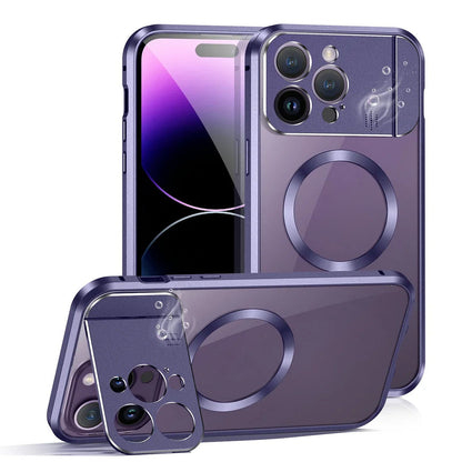Geeignet für iPhone 14/13 Serie Magnetischer Klappständer Aromatherapie Handyhülle