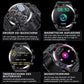 2024 NEUE SMARTWATCH BENUTZERDEFINIERTES ZIFFERBLATT, SPORT WASSERDICHT BLUETOOTH  ANRUF SMARTWATCH ECG+PPG