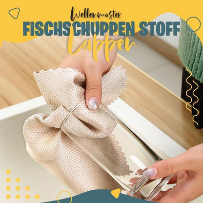 ✨€7.99✨Wellenmuster Fischschuppen Haushaltstücher