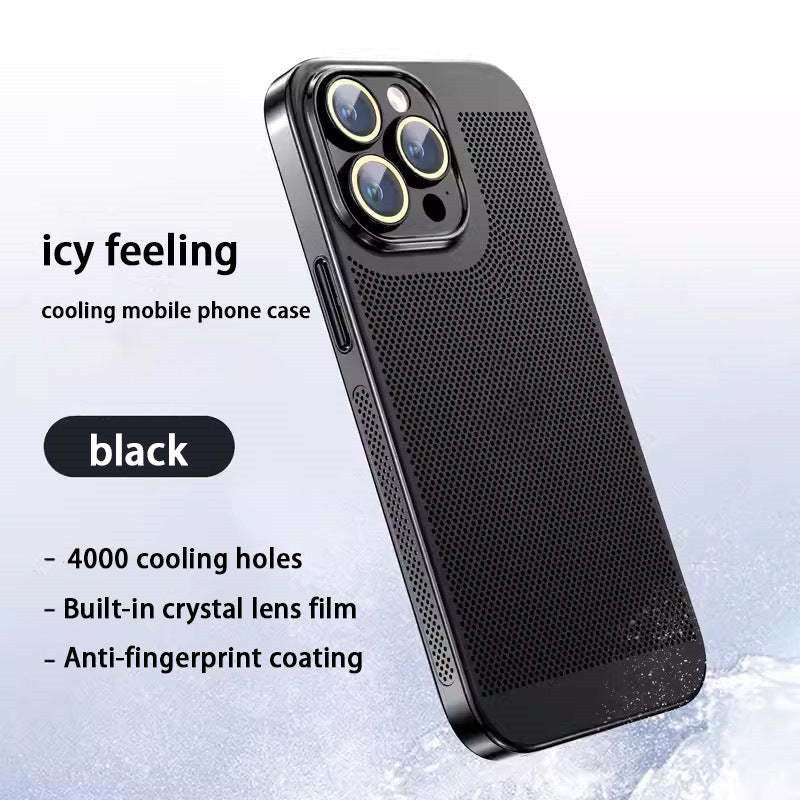 Neue Wärmeableitung Plating Fine Hole Protector Telefon Fall(hot)