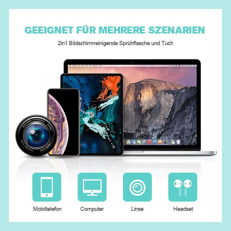 Lonbor® 2 in 1 Bildschirmreinigende Sprühflasche und Tuch