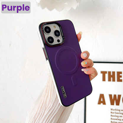 magnetische Handyhülle aus Leder für iPhone-Serie